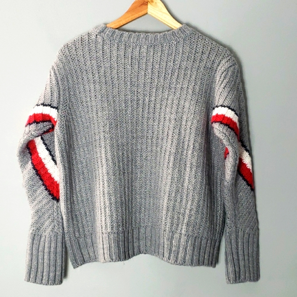 TOMMY HILFIGER Womens Small Sweater Wool Alpaca Blend Relaxed Fit - Picture 4 of 6
